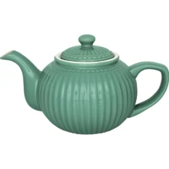 GreenGate Teekanne Alice Dusty Green