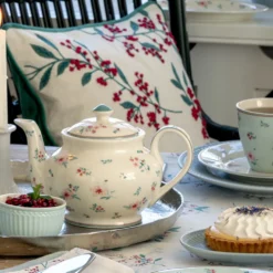 GreenGate Teekanne Sila white