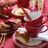 GreenGate Teetasse Alice claret red