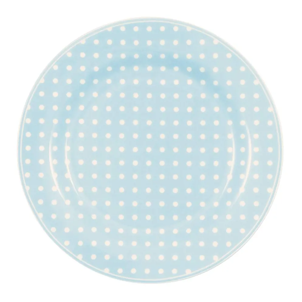 GreenGate Teller Dotty pale blue 20,2 cm