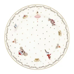 GreenGate Teller Royal christmas white 20,5 cm