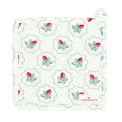 GreenGate Topflappen Berry petit white 2er-Set