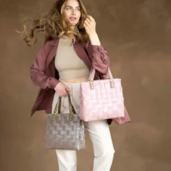Handed By Handtasche Charlotte Hazel Brown XS