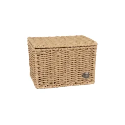 Handed By Korb Celeste mit Deckel natural light brown S