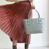 Handed By Shopper Paris Sage Green