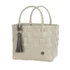 Handed By Tasche Mini Paris Shopper pale grey XS / dark grey