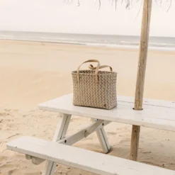 Handed By Tasche Shopper Faye natural brown / sage green