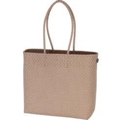 Handed By Tasche Shopper Solo caffé latte M