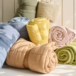 IB LAURSEN Klassische Tagesdecke Quilt rosa