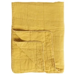 IB LAURSEN Klassische Tagesdecke Quilt gelb