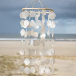 IB LAURSEN Windspiel mit Strandmuscheln 7 Reihen