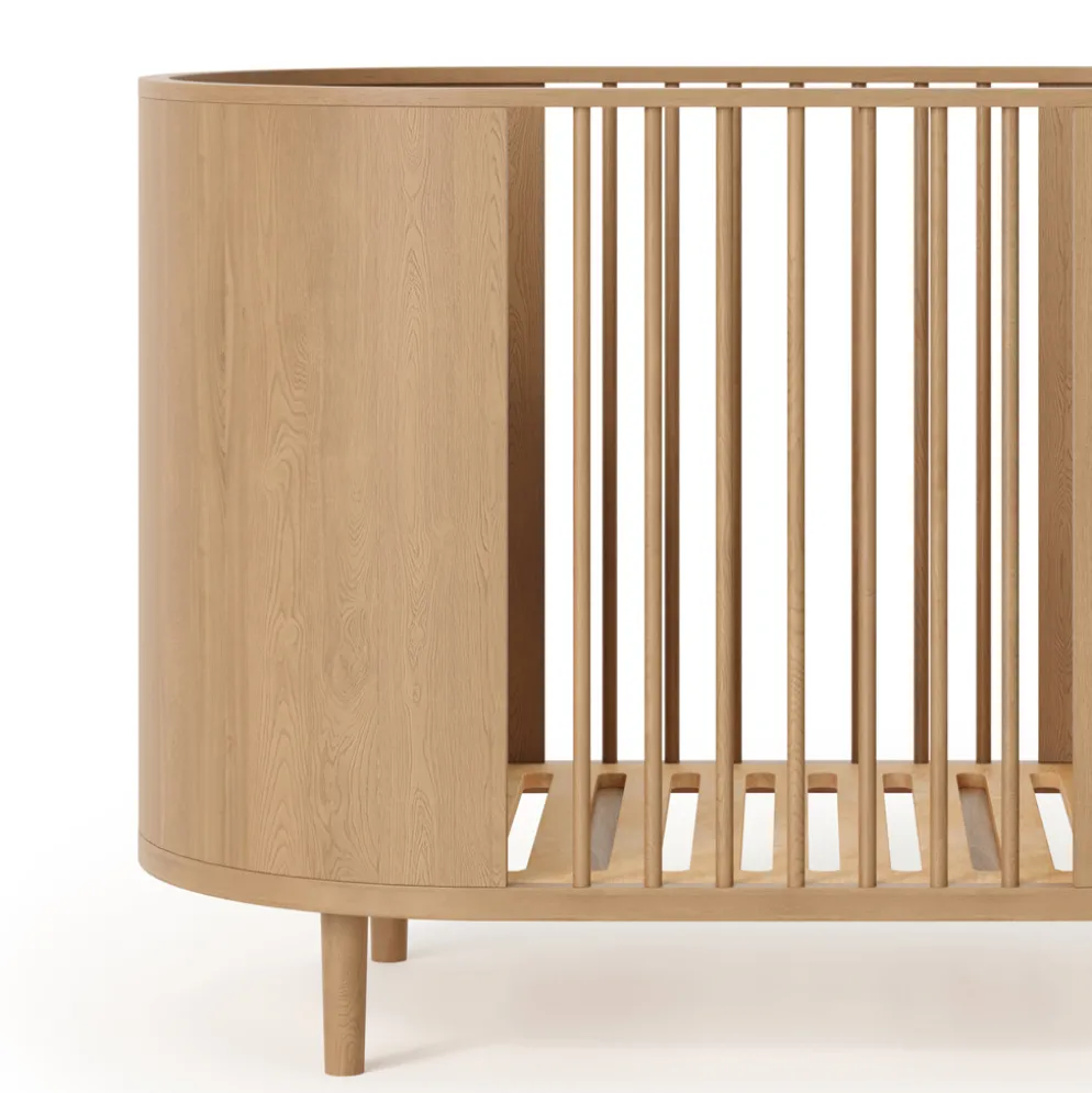 Kas Kopenhagen Babybett Kai Oak inkl. Matratze