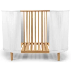Kas Kopenhagen Babybett Kai White Oak inkl. Matratze