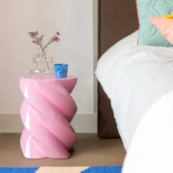 &klevering Beistelltisch marshmallow candy pink