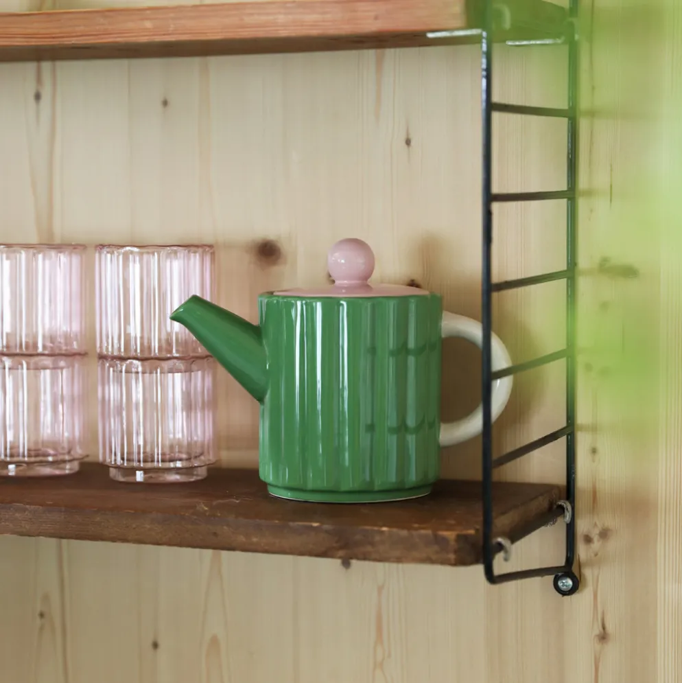&klevering Teekanne Tube green