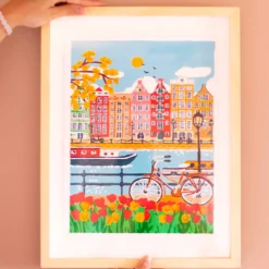 La Petite Épicerie Malen nach Zahlen Set Amsterdam