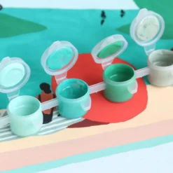 La Petite Épicerie Malen nach Zahlen Set St Barthélemy