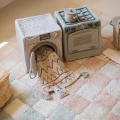 Lorena Canals Spielzeugkorb und Spielset Washing Machine 3-teilig