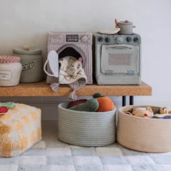Lorena Canals Spielzeugkorb und Spielset Kitchen 4-teilig