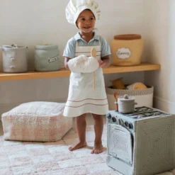 Lorena Canals Spielzeugkorb und Spielset Kitchen 4-teilig