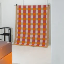 Matias Moellenbach Teppich Jute Violet & Orange