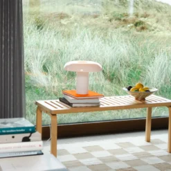 Matias Moellenbach Teppich Jute Sand checkered