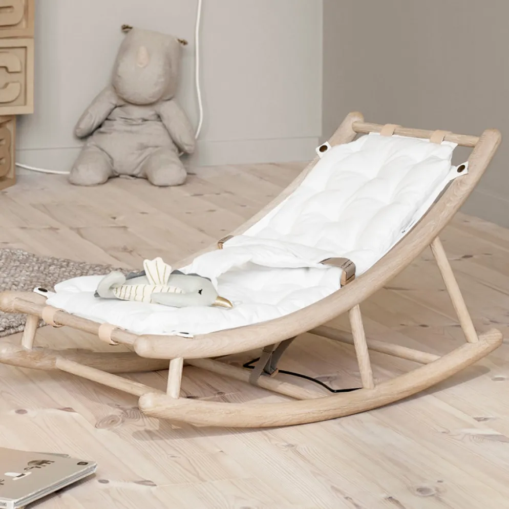 Oliver Furniture Baby- & Kleinkindwippe Wood Eiche/ Weiß