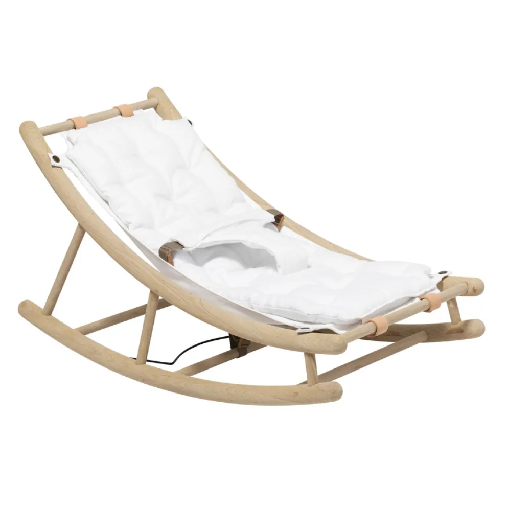 Oliver Furniture Baby- & Kleinkindwippe Wood Eiche/ Weiß