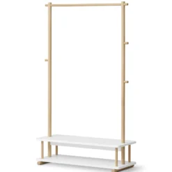 Oliver Furniture Camp Kleiderständer weiß/Eiche