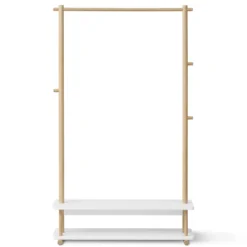 Oliver Furniture Camp Kleiderständer weiß/Eiche