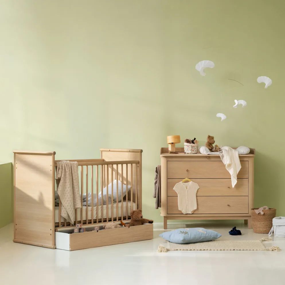 Oliver Furniture Camp Novel Babybett/Bett 60x120/120x200 cm Eiche