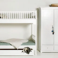 Oliver Furniture Etagenbett Seaside Classic Weiß mit gerader Leiter