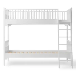 Oliver Furniture Etagenbett Seaside Classic Weiß mit schräger Leiter