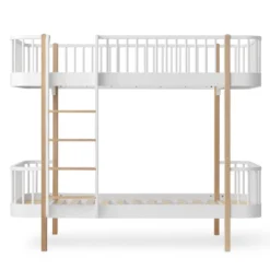 Oliver Furniture Etagenbett Wood Original Eiche - Leiter Vorne