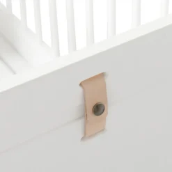 Oliver Furniture halbhohes Hochbett Wood Mini+ Weiß