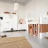 Oliver Furniture halbhohes Hochbett Wood Mini+ Weiß/Eiche