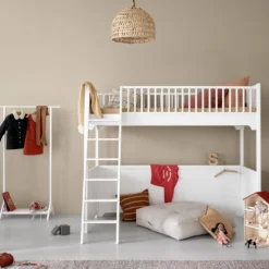 Oliver Furniture Kleiderständer Groß Weiß
