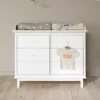 Oliver Furniture Seaside Wickelplatte für Kommode 6 Schubladen Weiß