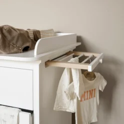 Oliver Furniture Seaside Wickelplatte für Kommode 6 Schubladen Weiß