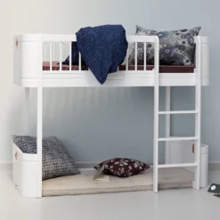 Oliver Furniture Spielmatratze für Wood Mini+ halbhohes Hochbett 68x162 cm