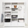 Oliver Furniture 3-türiger Kleiderschrank Weiß Hoch - Sofort Lieferbar!
