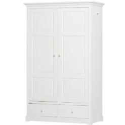 Oliver Furniture 2-türiger Kleiderschrank Weiß Hoch