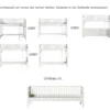 Oliver Furniture Umbauset Seaside alle hohen Betten zum Bettsofa
