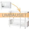 Oliver Furniture Umbauset Wood Mini+ Basic zum halbhohen Etagenbett Weiß
