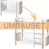 Oliver Furniture Umbauset Wood Mini+ Basic zum halbhohen Etagenbett Weiß/Eiche