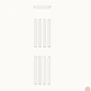 Oliver Furniture Umbauset Wood Mini+ halbhohes Etagenbett zu 2 Juniorbetten Eiche