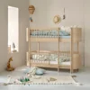Oliver Furniture Umbauset Wood Mini+ 2 Juniorbetten zum halbhohen Etagenbett Eiche
