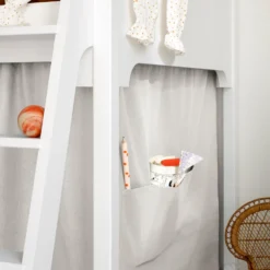 Oliver Furniture Vorhang für halbhohes Hochbett Seaside (160-200cm)/Etagenbett Karamell