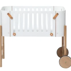 Oliver Furniture Wood Beistellbett inkl. Umbauset zur Bank Weiß/Eiche