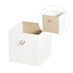 Oliver Furniture Wood Kisten 2 Fronten Weiß/Eiche